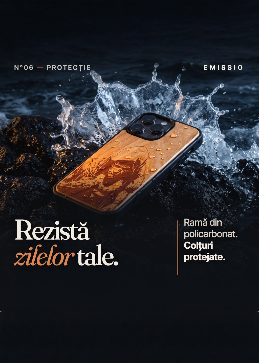 Ramă din policarbonat și colțuri protejate – rezistă zilelor tale